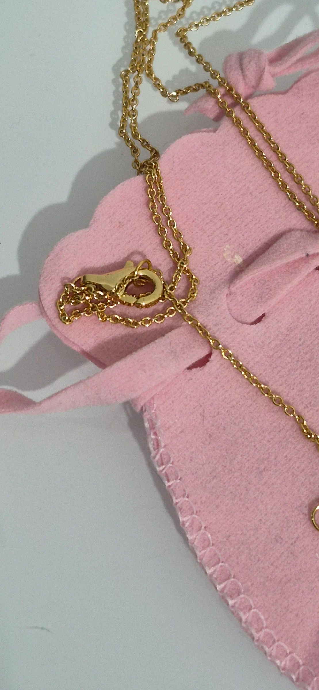 Collar Corazón en Plata Dorada – photo 4